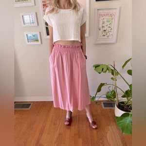 Paper bag style skirt XS